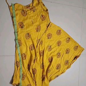 Pure Cotton Soft Material Sleeveless Gown Top