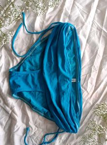 Vibrant Blue Bikini Top