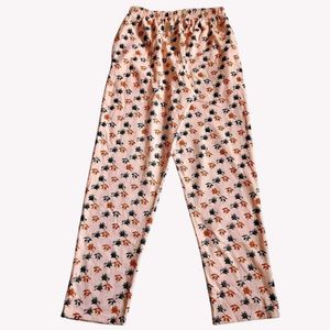 Cozy Printed Pajama Bottoms L