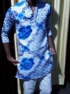 Floral Print Kurta