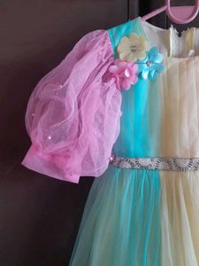 Rainbow Tulle Dress