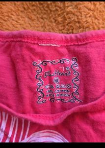 Pink "Colorful" Graphic T-Shirt
