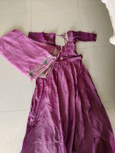 Stunning Purple Lehenga Choli Set