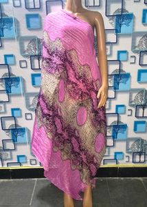 Elegant Pink Printed Dupatta contrast