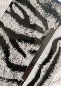 Chic Zebra Print Clutch Bag handbag
