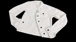 Classic White Denim Jacket