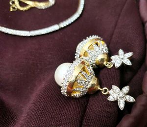 Pearl &amp; Rhinestone Jewelry Set