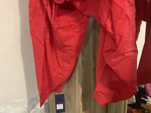 Vibrant Red Palazzo Pants