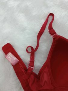 Red Bra and Panty Set