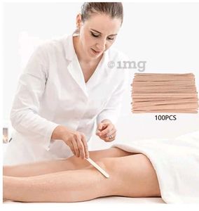 Wooden Sterile Tongue Dipreser