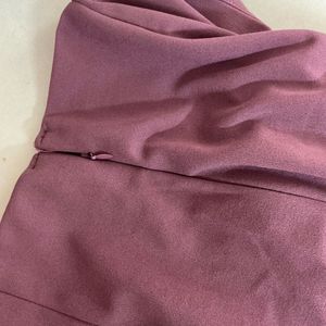 Chic Purple Pencil Skirt