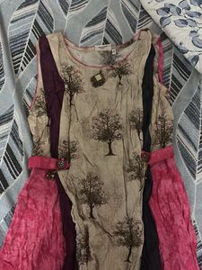 Unique Tree Print Kurta