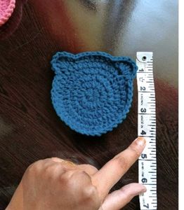 Crochet Bear Coasters - Set of 2