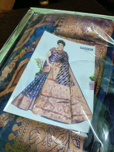 Beautiful Banarasi Work Purple Saree 💜