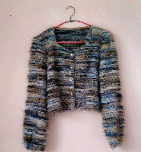 Multicolor Knit Cardigan