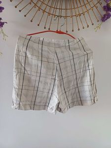 4CUS Plaid Wrap Skirt with attached short