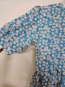 Cute Blue Color Dress