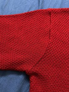 Red sweater