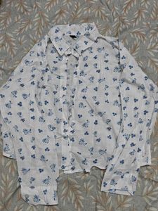 Floral Print Cotton Shirt
