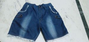 Denim shorts