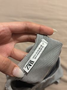 zara grey distressed tshirt