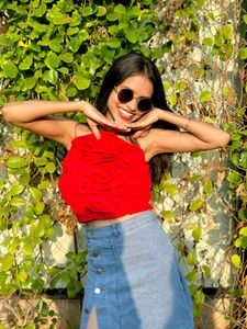 Stylish Denim Midi Skirt