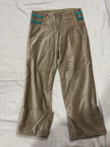Velvet Wide Leg Pants