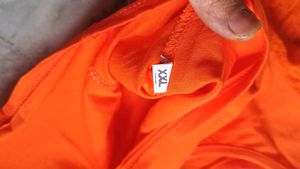 An Orange Colour Stretchable Blouse