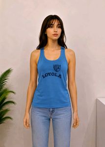 Blue Loyola Racerback Tank Top