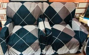 Stylish Argyle Sofa Slipcover
