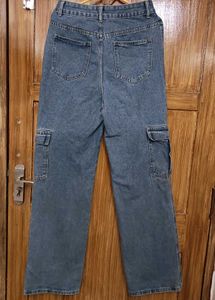 Urbanic Baggy Blue Cargo Jeans