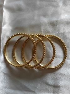 Set of Golden Bangles