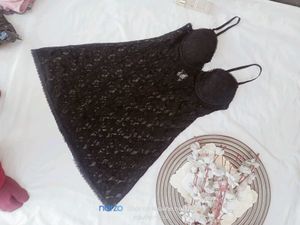 Lace Lingerie Set - Black