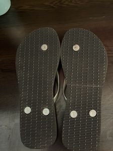 grey rubber slipper