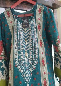 🔥 Sale 🔥New Teal Kurta Set with Dupatta