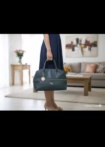 Stylish Branded Dark Teal Handbag