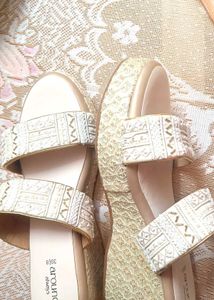 Embellished Flat Sandals