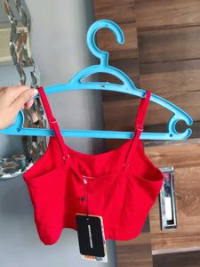 Bonkers Corner - Red Reptar Crop Top