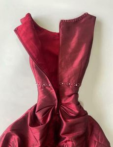 Elegant Red Embellished Gown