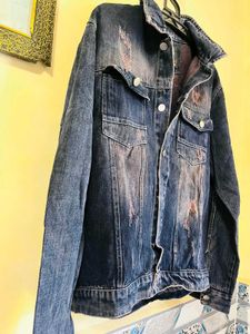 Distressed Denim Jacket