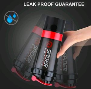 SpiderPro 500ml Gym Shaker Bottle Red