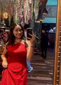 Elegant Red Halter Neck Maxi Dresswith corset back
