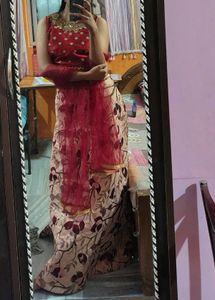 Beautiful Floral Lehenga Choli Set