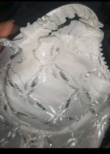 White Floral Corset Top