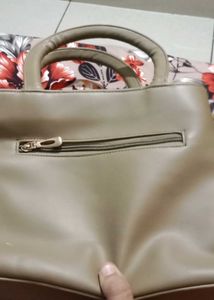 Classic Taupe Handbag