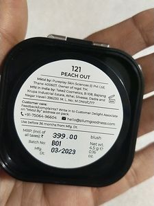 Plum Matte Blush -peach Out