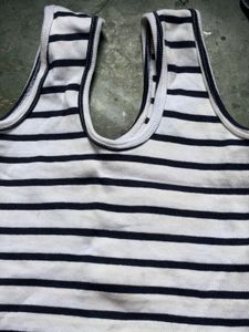 Striped Cropped Tank Top
