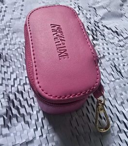 Nykaa hot Pink Mini Makeup Pouch vanity