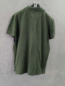 Men's Green &amp; Black Polo Shirt