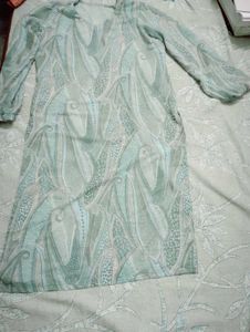 Light Green Paisley Print Kurta